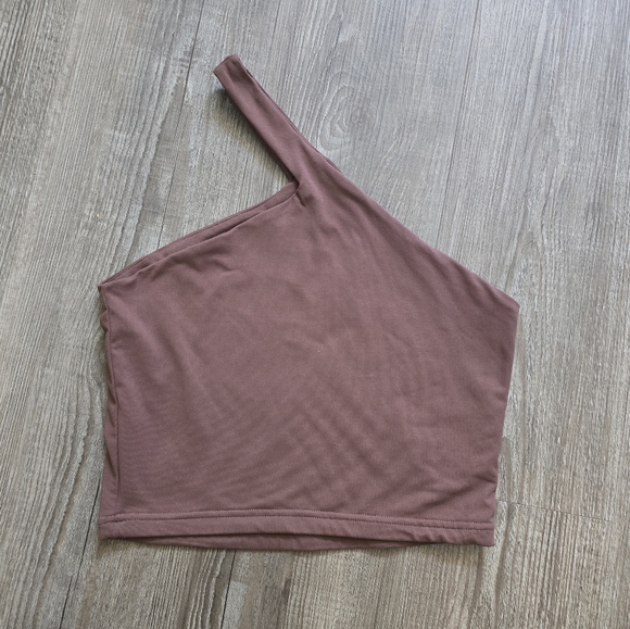 Peoria brown one strap tube crop top size medium - Picture 3 of 4